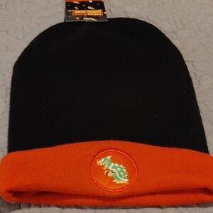 ✅$5 Add On Super Mario Brothers Black and Orange/Red  Beanie 18 Inch